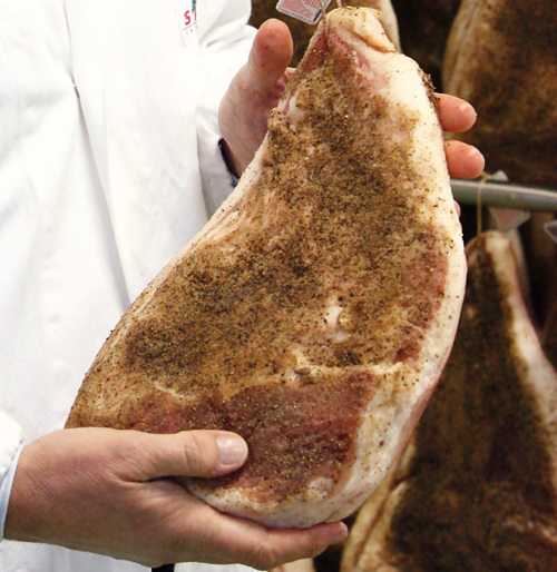 Guanciale Amatriciano — stagionatura