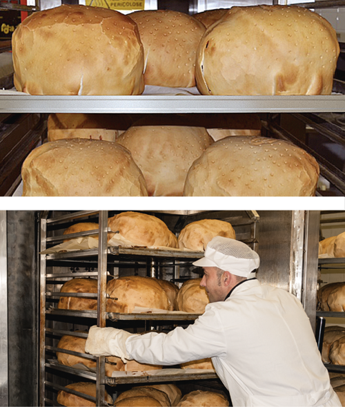 Prosciutto cotto in crosta di pane — la cottura