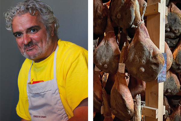 Prosciutto crudo di Cinta Senese — il produttore